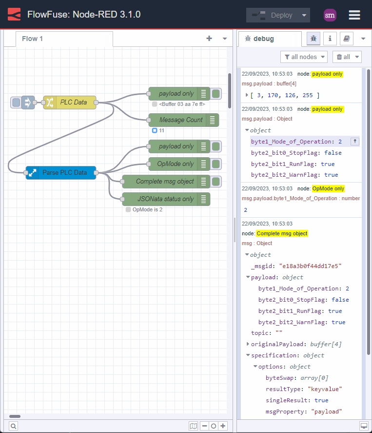 Debug Nodes